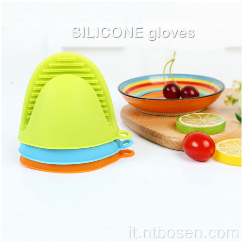 Guanto da cucina in silicone isolante calore